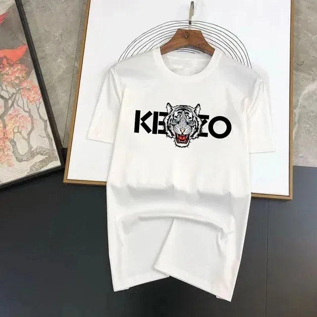 2025 New Fashion Hot Luxury Brand Printed Men's T-Shirt High Quality Summer Wear Tops Training Loose Cotton Sportswear Outfits