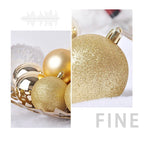 DIY 24PCS 3/4/6CM Christmas Balls Big Ball Christmas Tree Pendant Ornament Party Decor New Year Navidad Christmas Decor Gift