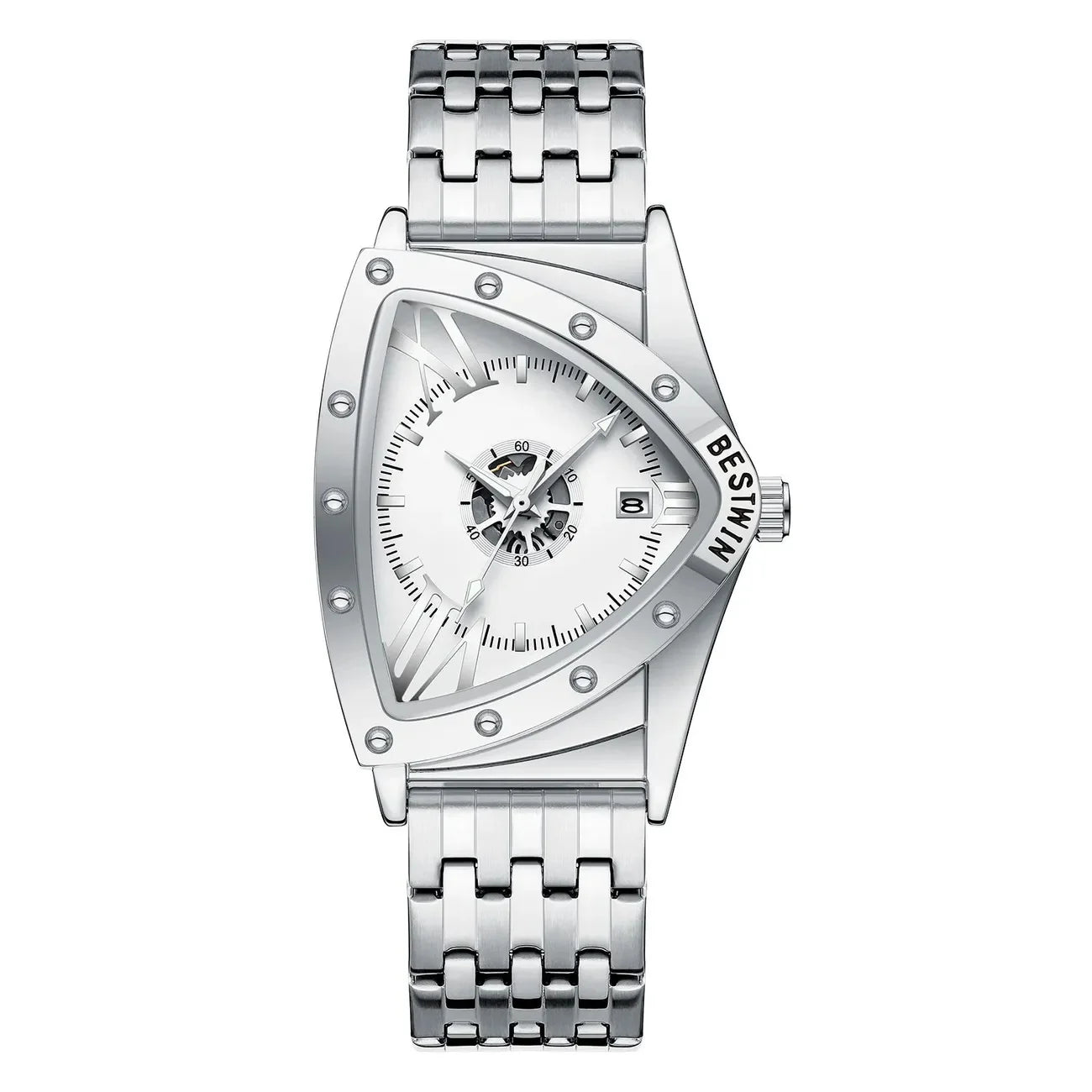 Men Watches Unique Design Top Brand Luxury Men's Wrist Watches Quartz Wristwatch Fashion Male Clock Stainless Steel Band