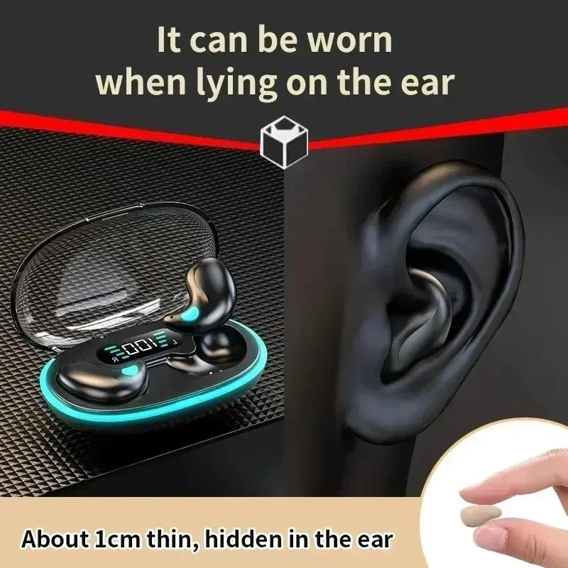 New Earphones Wireless Earphones Headphones Noise Reduction Sport Game Sleep Bluetooth 5.3 Earbuds HIFI Stereo Music Headset