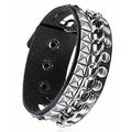 Pu Leather Gothic Rivet Star Fashion Bracelet For Daily Party Performances, Christmas And Halloween Costumes
