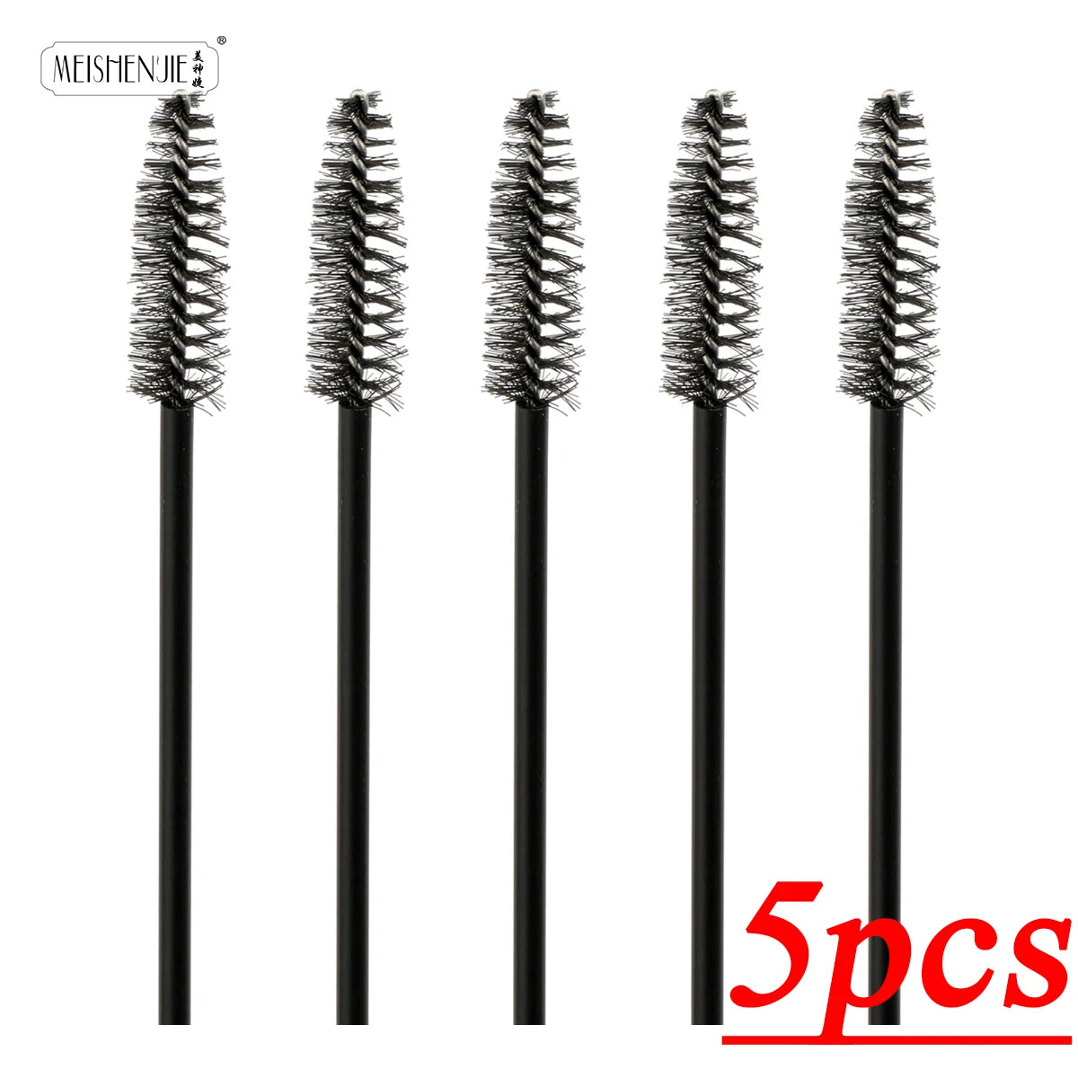 MEISHENJIE Hot Sale Eyelashes Brush Comb 5-50 PCS Eye Lashes Extension Mascara Wands Makeup Professional Makeup Beauty Tools