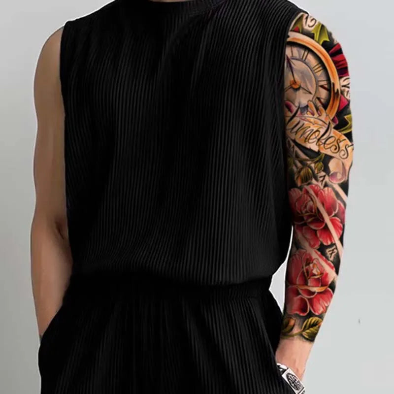 1Pcs Gorgeous Full Arm Temporary Tattoo Stickers, Long-lasting and Waterproof, Realistic Fake Tattoos for Man and Women.