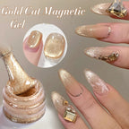 BORN PRETTY 10ml Cat Magnetic Gel Sparkling Semi Permanent Soak Off Manicure UV Gel Nail Art Varnish Autumn Winter Gel Nails