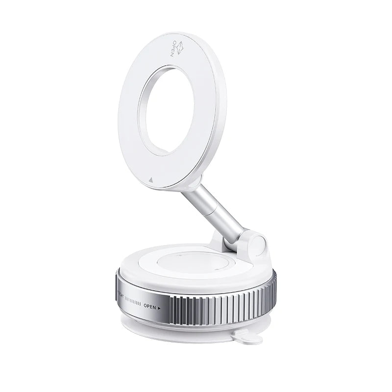 Upgraded 360° Vacuum Magnetic Phone Holder, Magnetic Car Phone Mount, Hands-Free Suction Cup Phone Holder for Car/Gym/Mirror