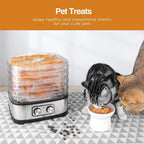 240W Food Dehydrator, Dehydrator for Food and Jerky, Fruits, Herbs, Veggies, 5 BPA-Free Trays Dishwasher Safe