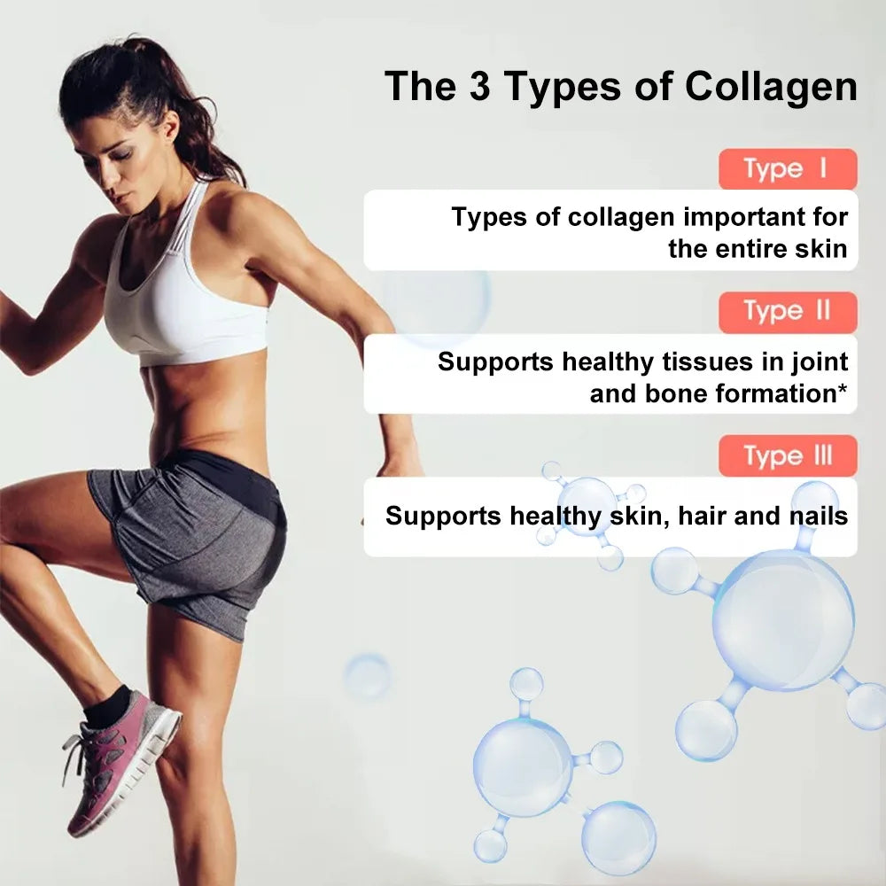 Advanced Collagen Supplement - with Hyaluronic Acid, Supports Skin & Hair Health, Boosts Immunity & Maintains Overall Well-being