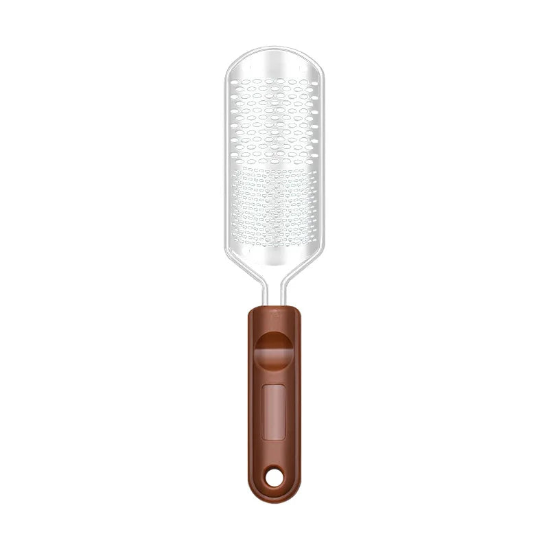 1Pcs File Pedicure Stainless Steel Foot Scrubber Heel Callus Dead Skin Remover Exfoliating Professional Feet Care Tool Pedicure