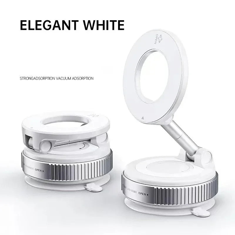 For Magsafe Car Phone Holder Suction Cup Vacuum Magnetic Phone Stand 360° rotatable and Foldable Suction Cup Phone Holder New