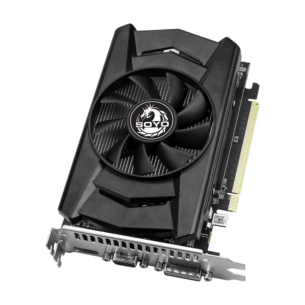 SOYO Graphics Cards R7 350 4G DDR5 128bit HDMI compatibility+DP+DVI For Desktop Gaming Computer Components GPU Video Card