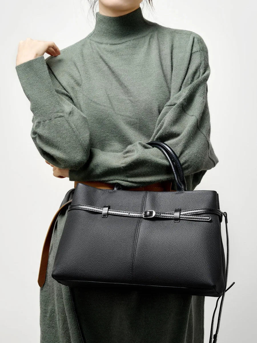 YANATARI Genuine leather woman bag shoulder bag Handbags ladies crossbody bags luxury designer minimalism bag Cattle leather