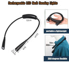 LED Neck Reading Lights Rechargeable Neck Light for Reading Lamp 4 Colors 20 Brightness Flexible Arm Neck Light Read Book Lamps