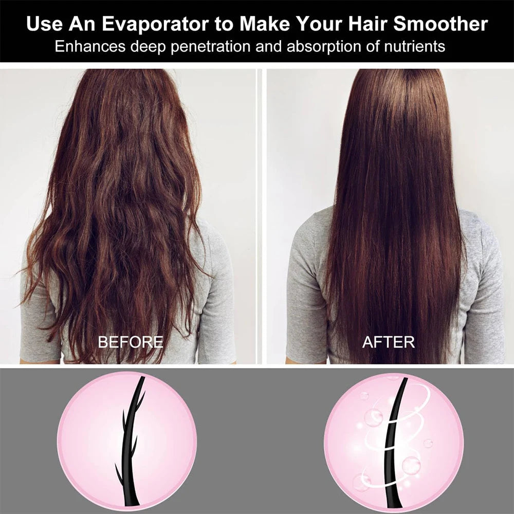 SPA Heat Cap Hair Steamer for Black Natural Hair 10 Level Hair Mask Hair Heating Cap for Hair Treatment Home Use