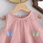 Baby Girl Dress Summer Tulle Bow Princess Girl Dress Adorable Birthday Party Baby Dress