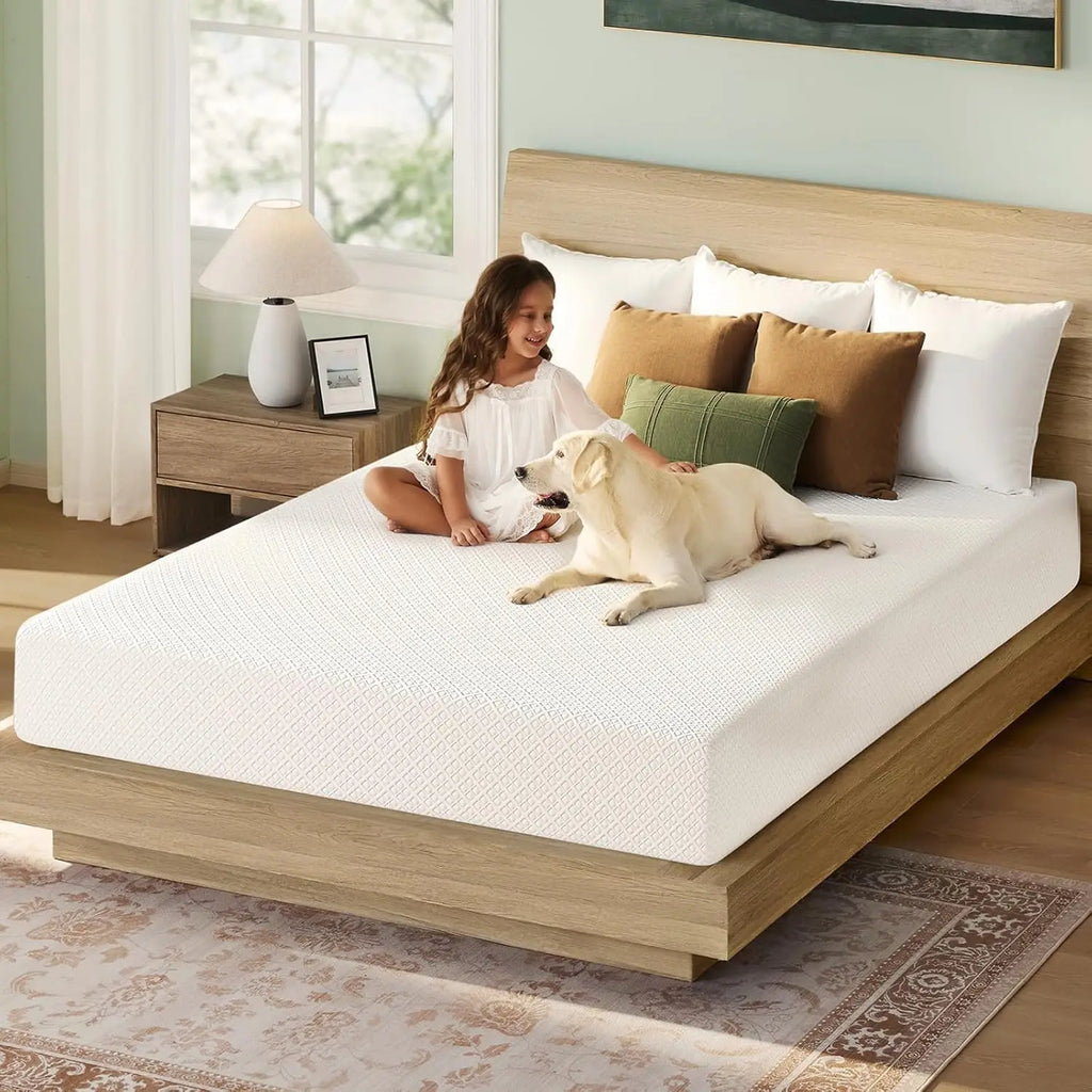 Twin Size Mattress 6 Inch Gel Memory Foam Mattress in a Box Fiberglass Free Breathable for Cooler Sleep Supportive Pressure Reli