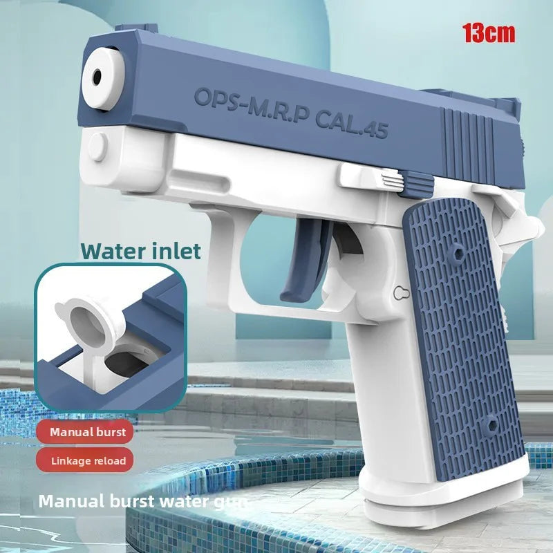 Electric Water Gun Rechargeable Automatic & Manual Spray Gun Capacity Range Up to 32 FT Range for Adults & Kids