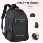 Neutral style backpack for men and women,suitable for travel and business students.Double-shoulder bag made of nylon material