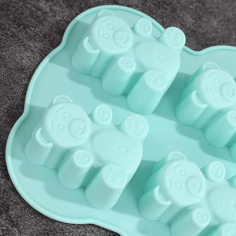 Silicone Gummy Bear Molds,Jello Molds for Kids - Make Large Candy and Chocolate Bears;Jelly,Gelatin,Soap,Ice Molds