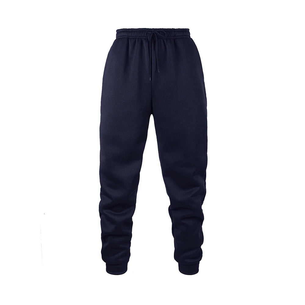Men's Jogging Sports Pants Autumn Winter Sweatpants Men Sports Gym Trousers Fashion Solid Color Casual Workout Long Pants
