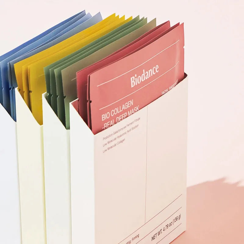 Biodance Bio-Collagen Anti-Wrinkle Hydrating Mask Deeply Hydrates Nourishes Moisturizes And Locks In Water Skincare Products