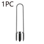 Stainless Steel Corers Portable Core Remover Fruit and Vegetable Core Extractor Kitchen Tools for Pitting Chili Peppers Melons