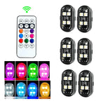 RGB Led Car Strobe Lights Motorcycle LED Flash Position Wireless Light Aircraft Airplane Helicopter Warning Lights Accessories