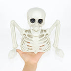Halloween Decoration Half Body Skeleton Haunted House Horror Props Halloween Outdoor Courtyard Skull Decorations Halloween Party