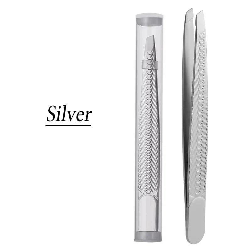 Professional tweezers are specially used in beauty salons to pick up eyebrows, face, eyelashes, hair removal and makeup tools