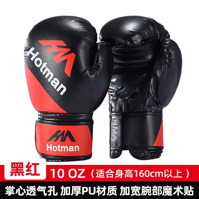 Professional Boxing Gloves for Adults & Kids MMA Sanda Training, Combat-Proven Punching Bag Mitts with Impact Protection for Men