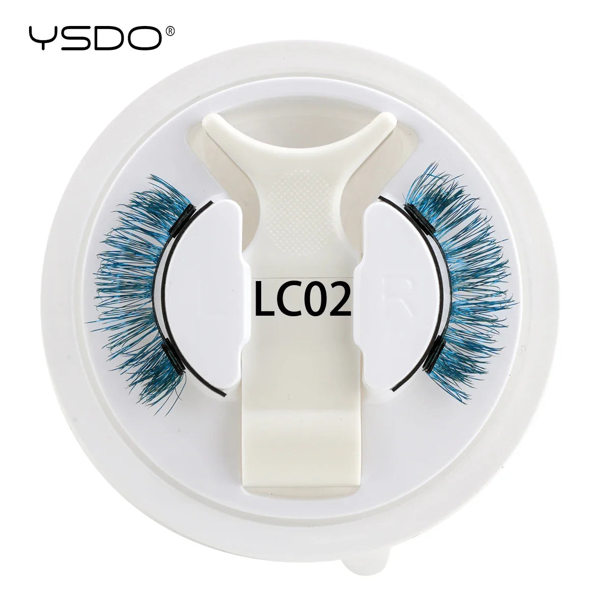 YSDO Colored Magnetic Eyelashes Natural Faux 3D Mink Lashes Reusable Makeup Party Cosplay Shiny Colorful Magnet TRUE Lashes