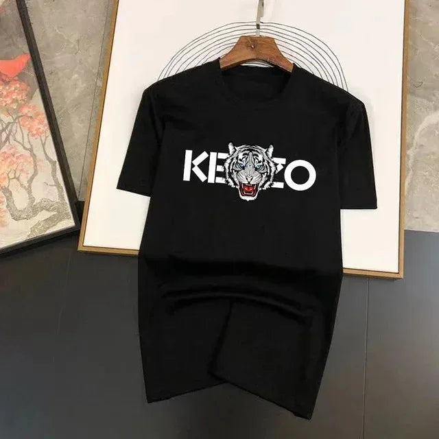 2025 New Fashion Hot Luxury Brand Printed Men's T-Shirt High Quality Summer Wear Tops Training Loose Cotton Sportswear Outfits