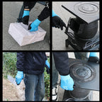 1 pair of men's cold and waterproof winter work gloves, warm and durable mechanical gloves, suitable for cold weather