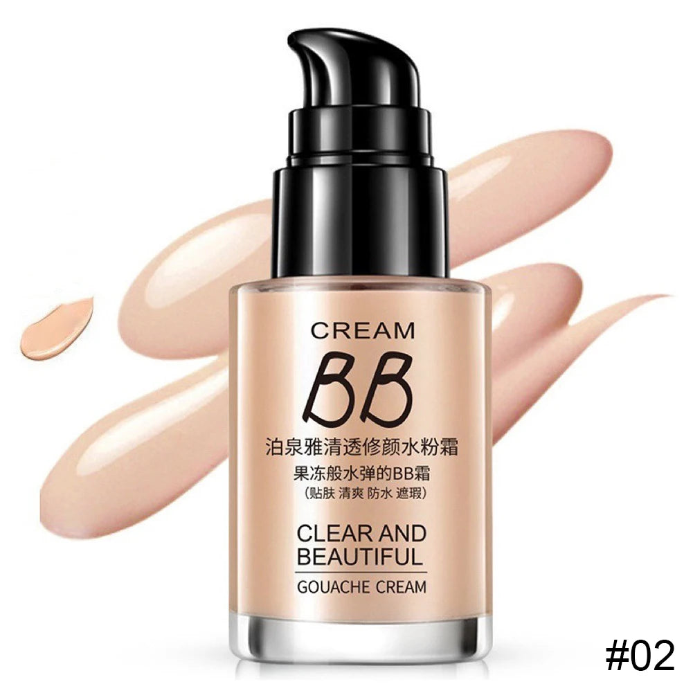 30ml Matte Liquid Foundation Waterproof Long Wear Full Cover Acne Spot Natural Face Base Makeup Matte Concealer Cosmetic 3 Color