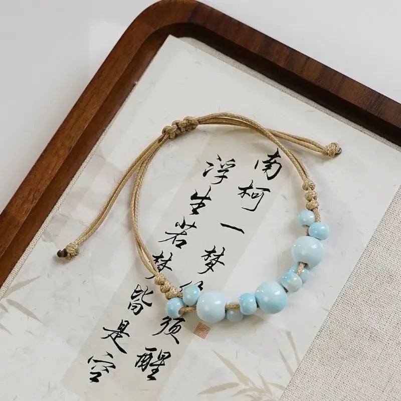 Ceramic Bracelet with Long Lasting Colors Stylish Beaded Wristband for Everyday Wear Party Travel Bracelets Pulseras Бижутерия