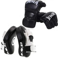 2 in 1 Curved Boxing Mitts Focus Punching Bag Gloves Set Leatherette Boxing Training Hand Pads MMA Karate Training Equipment