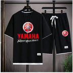 2026 Yamaha Racing Men's Sport Clothing Set Spring/Summer Short Sleeve T-Shirt & Sports Shorts Running Men's Athletic Wear