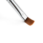 Nail Art Brush Flat Tilted Manicure Brush Nylon Hair Wooden Handle Drawing Brush for Nails Paint Gel Brush Pen Extension Design