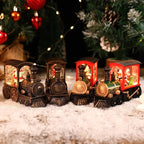 2026 Christmas Gift Christmas Crystal Ball Ornaments LED Lights Train Santa Claus Merry Christmas Decoration for Home Party Xmas