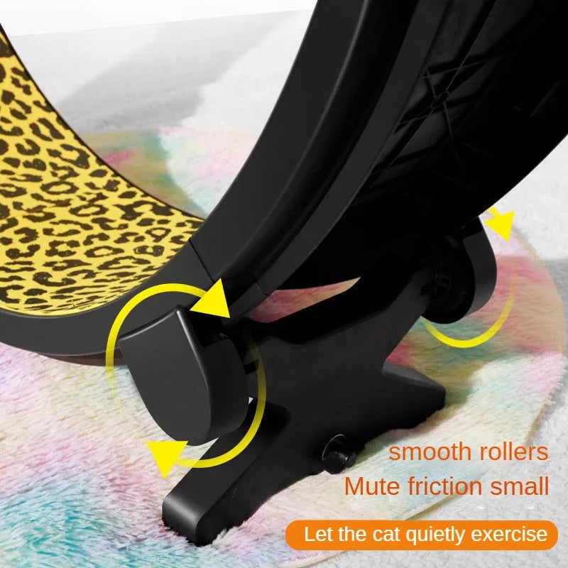 Pet Cat Treadmill Silent Roller Cat Treadmill Pet Exercise and Fitness Equipment Large Cat Climbing Frame Pet Running Toys