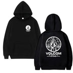 Volcom men's hoodie long-sleeved sweatshirt Hip-hop fashion casual street outdoor autumn and winter sportswear