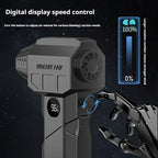 990000RPM Electric Air Blower, Hight-speed Turbo Blower Jet, Brushless Motor with Vacuum kit, Powerful Duster, Christmas Gifts