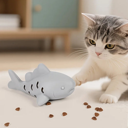 1pc Interactive Cat & Dog Toy - Durable Bite-Resistant Design, Hiding Food & Grinding Teeth Entertainment for Small Pets