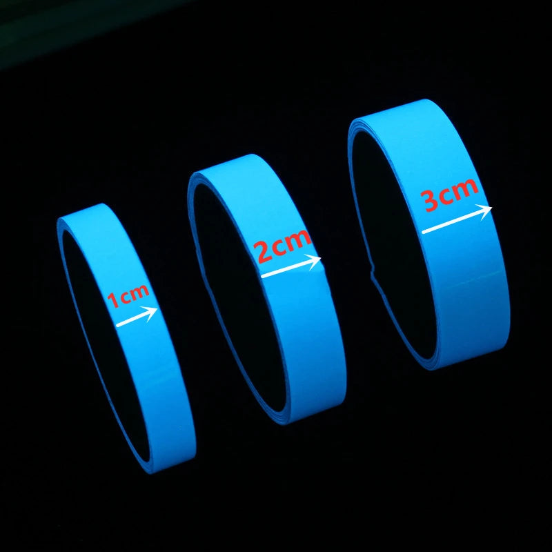 Self-adhesive Luminous Tape Glow Emergency Logo In The Dark Safety Stage Stickers Home Decor Party Supplies Decorative