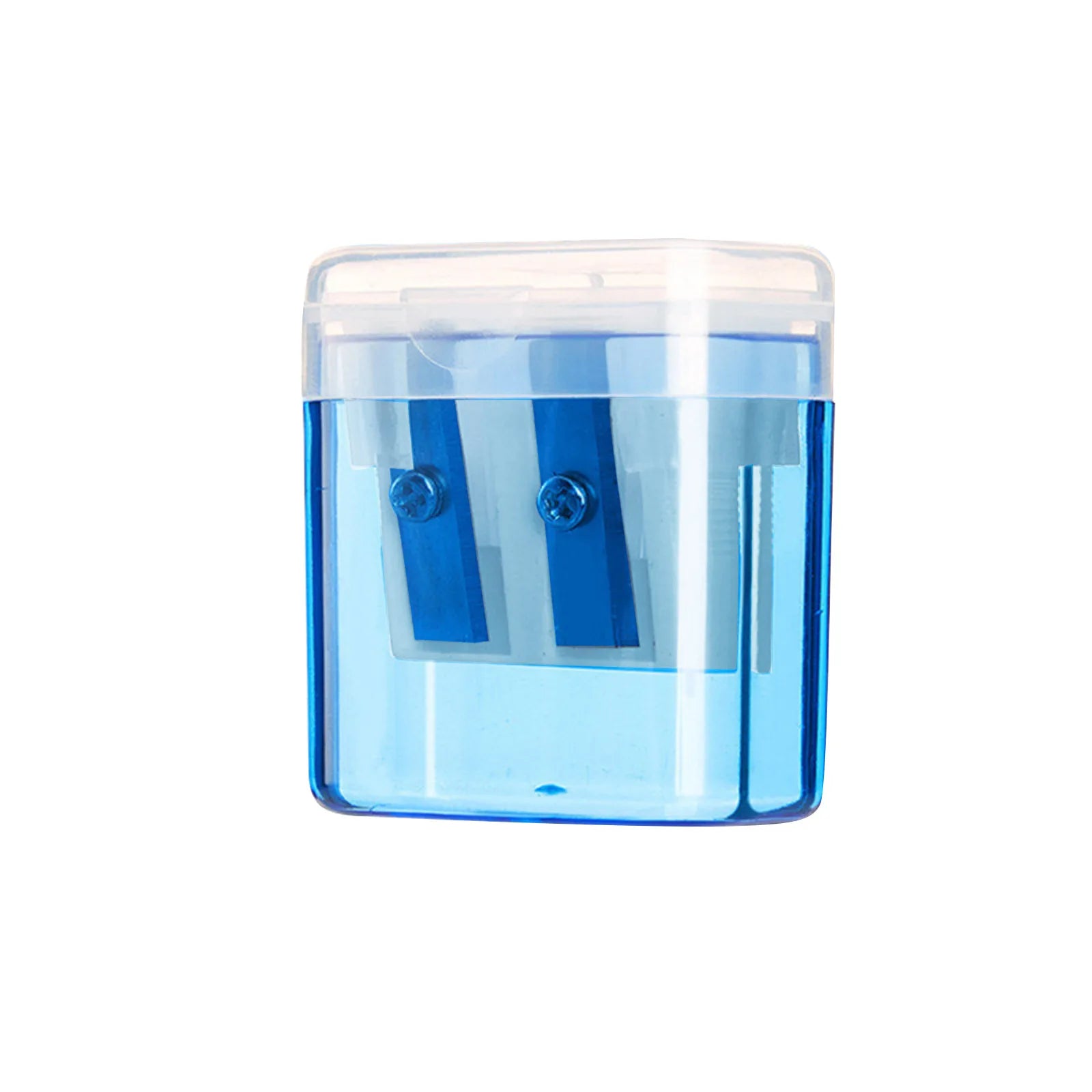 A color random student two-hole pencil sharpener for children's school supplies - a must-have for starting school