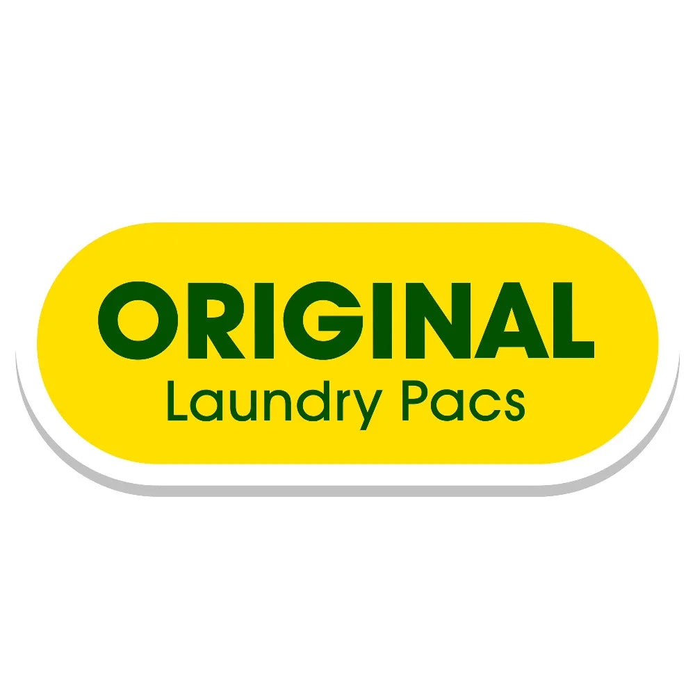 Household Favorite! | Large capacity | Premium Cleaning Laundry Detergent Pacs Pods Capsules Original Fresh Scent  Wash Efficient Stain Removal for All Machines