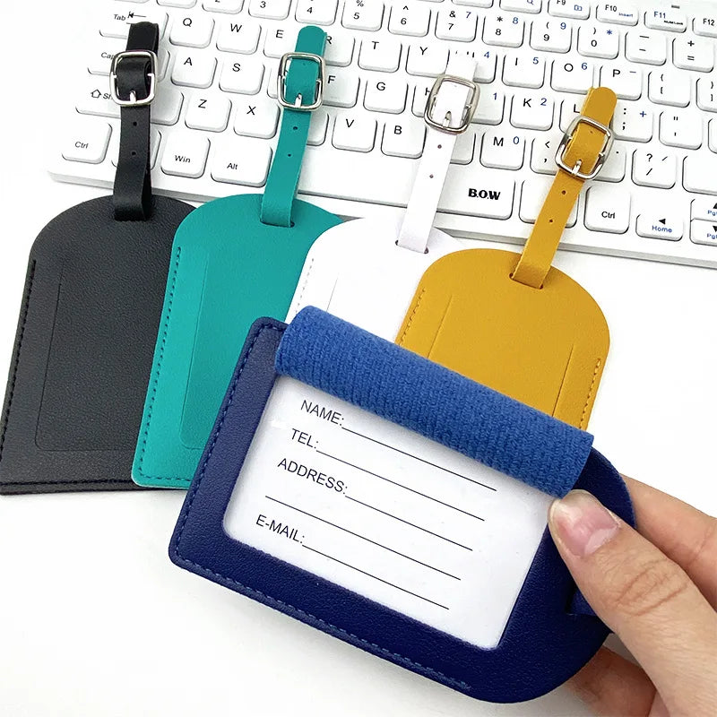 Travel Engrave Initials Luxury Luggage Tag Holiday Business Trip Suitcase Label Handbag Charm Custom Name Wholesale Wedding Gift