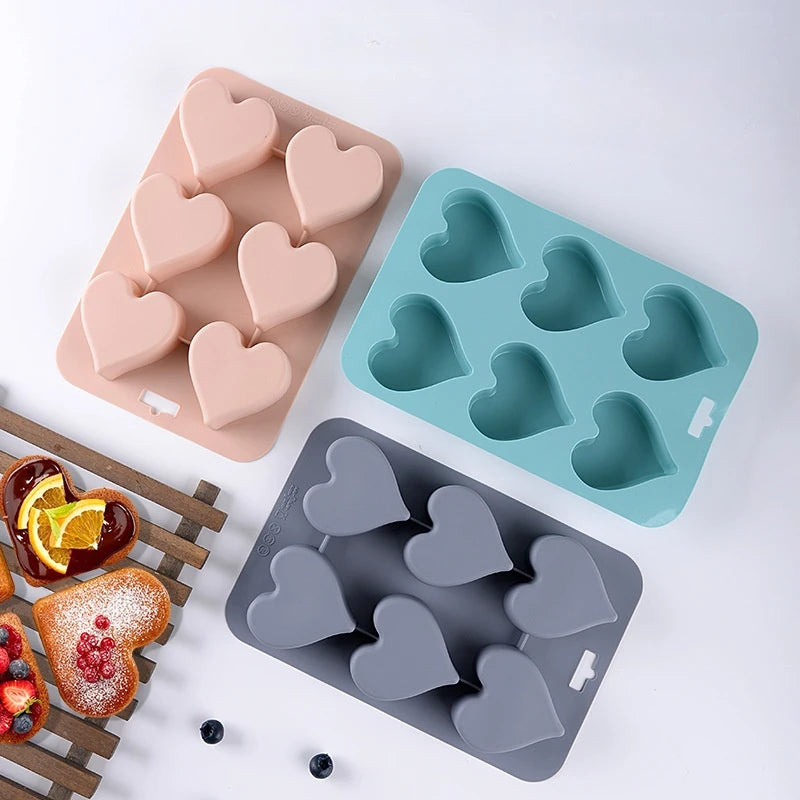 Spot silicone cake mold heart-shaped silicone maffin cup DIY handmade jelly pudding mold oven baking tool