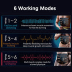 New EMS Muscel Stimulator Abdominal Arm Leg Neck Trainer Muscle Toner Body Training Slimming Massager Fitness Use With Battery