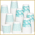 3 oz Disposable Paper Cups 300 Pack - Small Mini Bathroom Mouthwash Cups for Parties & Travel