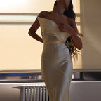 Sexy Women Long Dress Sleeveless Draped Neck Backless Lacing Slim Fit Dress For Party Cocktail Evening Club Street Style S M L